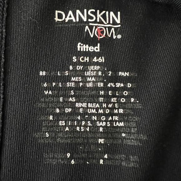 Danskin Now SMALL Black Blue Capri Workout Exercise Yoga Pants - Picture 6 of 6